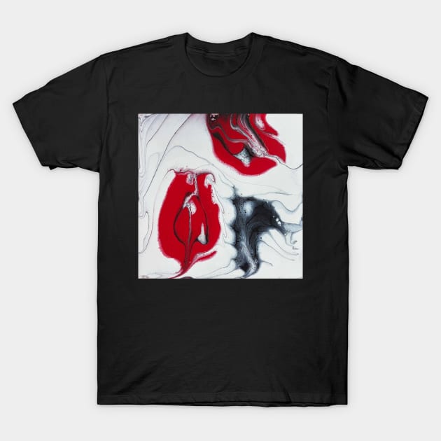 Fluid Paint T-Shirt by GalartCreations